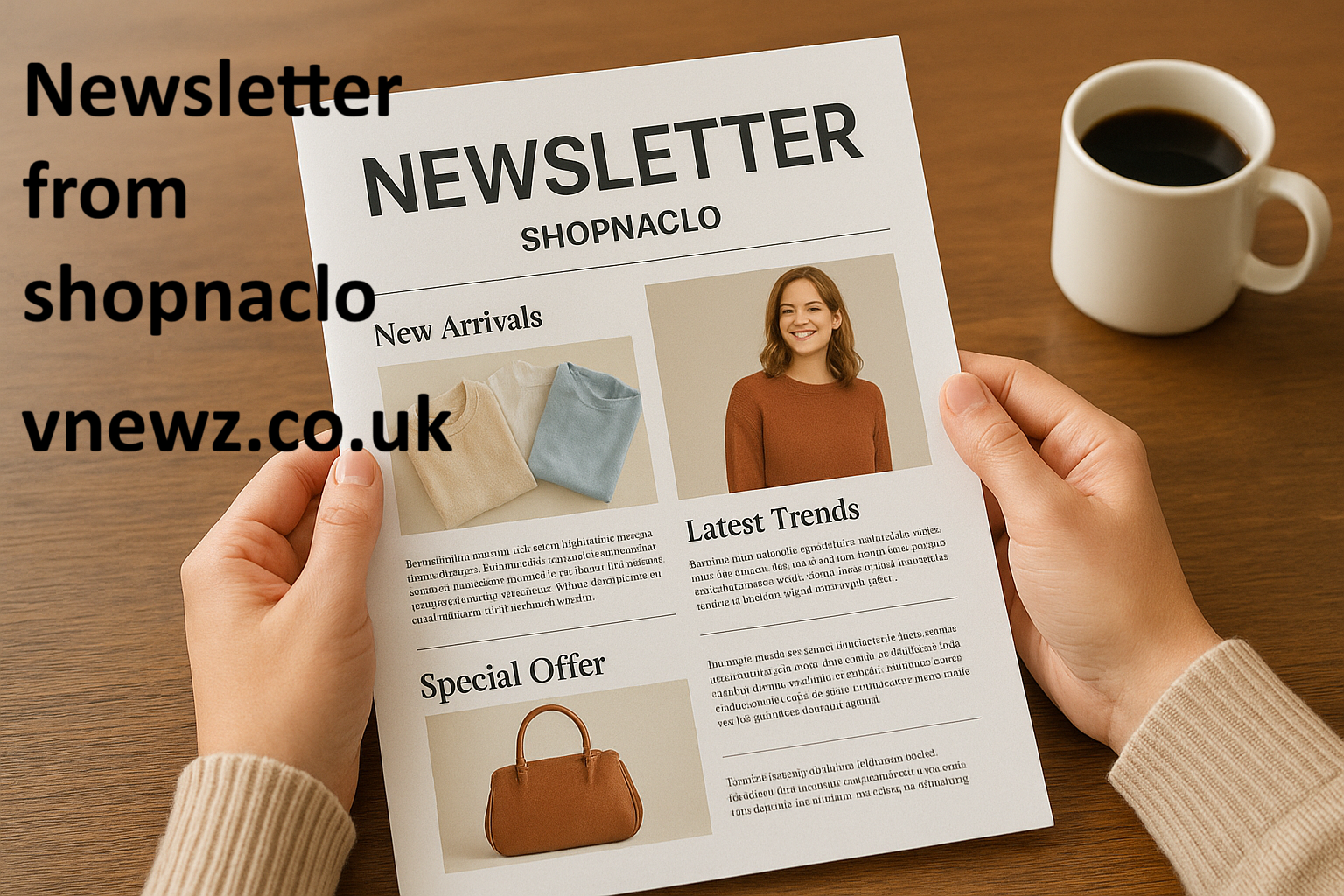 Newsletter from Shopnaclo