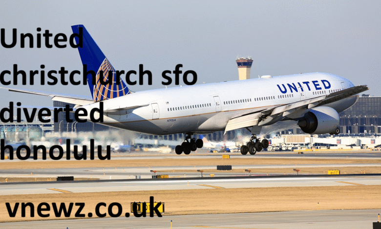 United Christchurch-SFO Derivted Honolulu