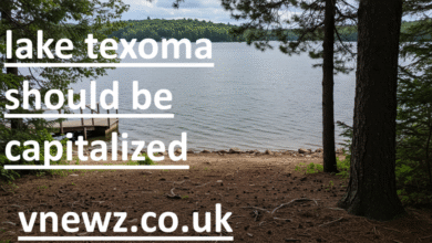 Lake Texoma Should Be Capitalized