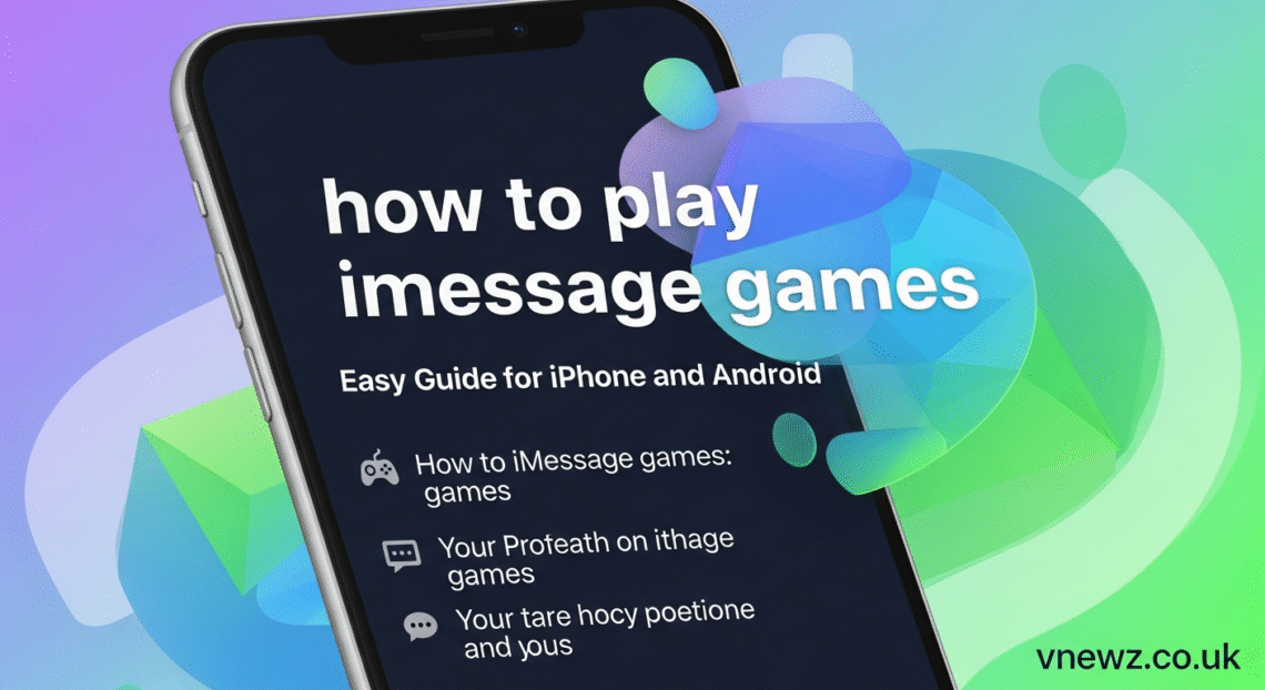 how to play imessage games