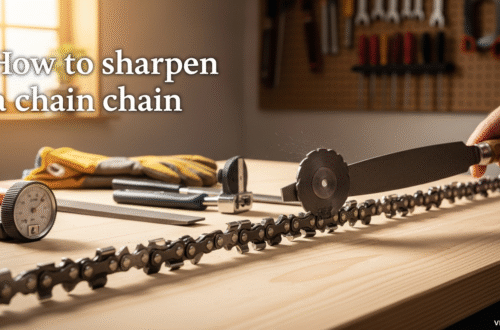 how to sharpen a chainsaw chain​